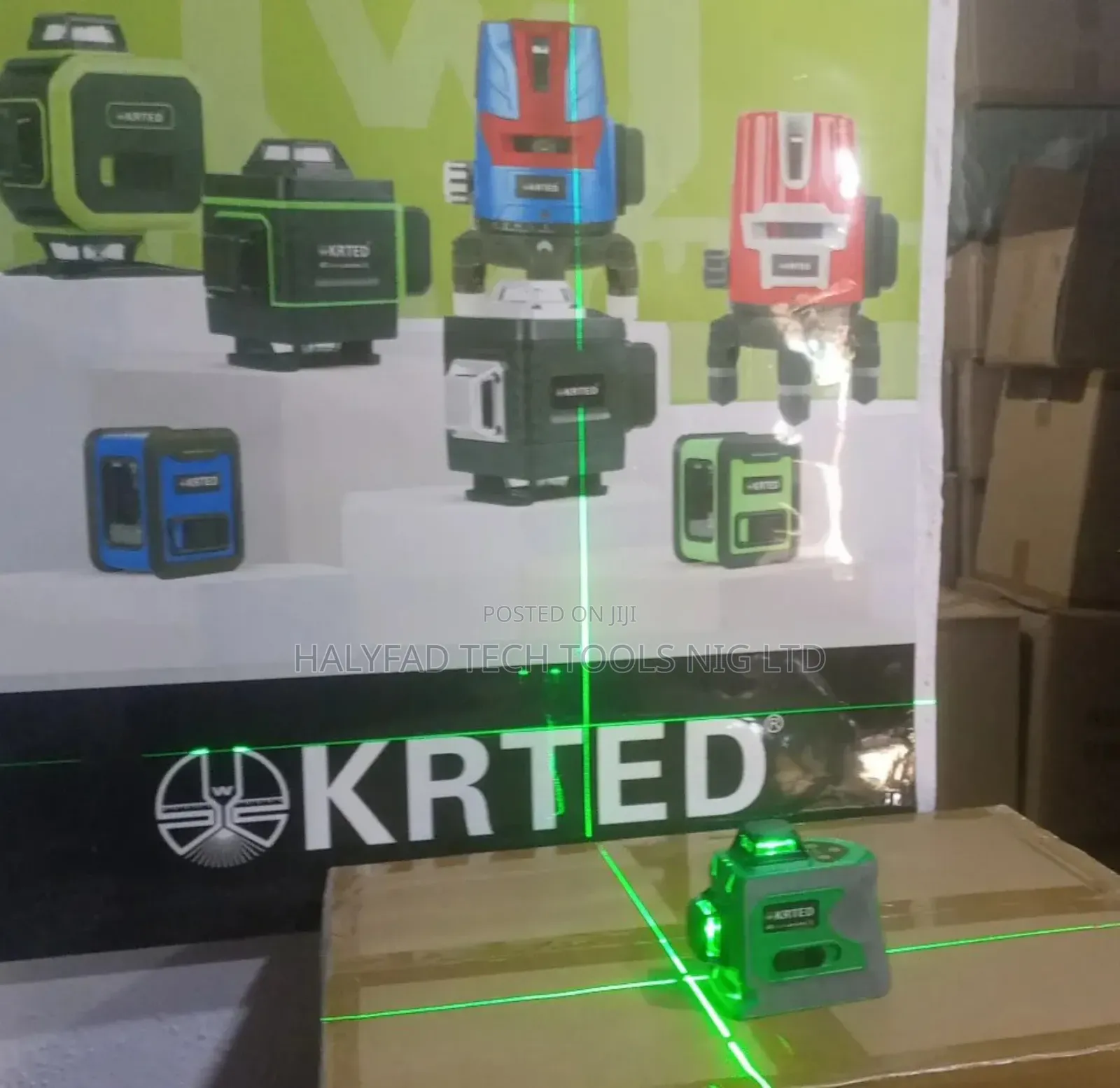 3D 12 Lines Laser Level Distance Meter