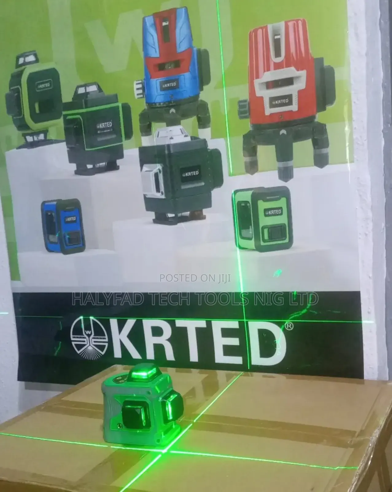 3D 12 Lines Laser Level Distance Meter