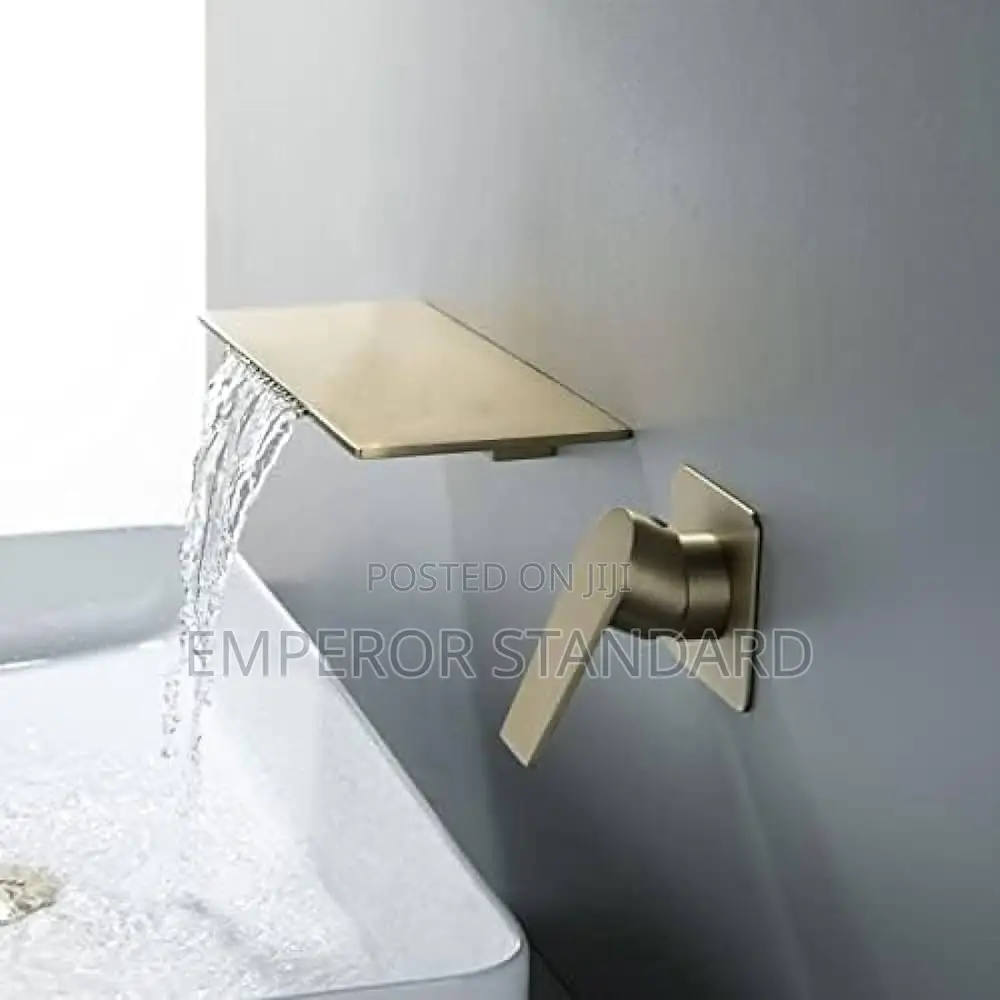 Wall Mounted Wash Hand Basin Mixer Hot Cold Brass;Copper