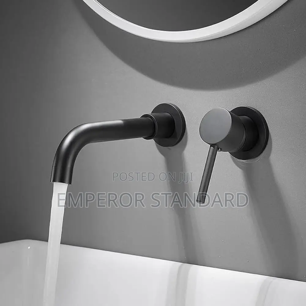 Wall Mounted Wash Hand Basin Mixer Hot Cold Brass;Copper