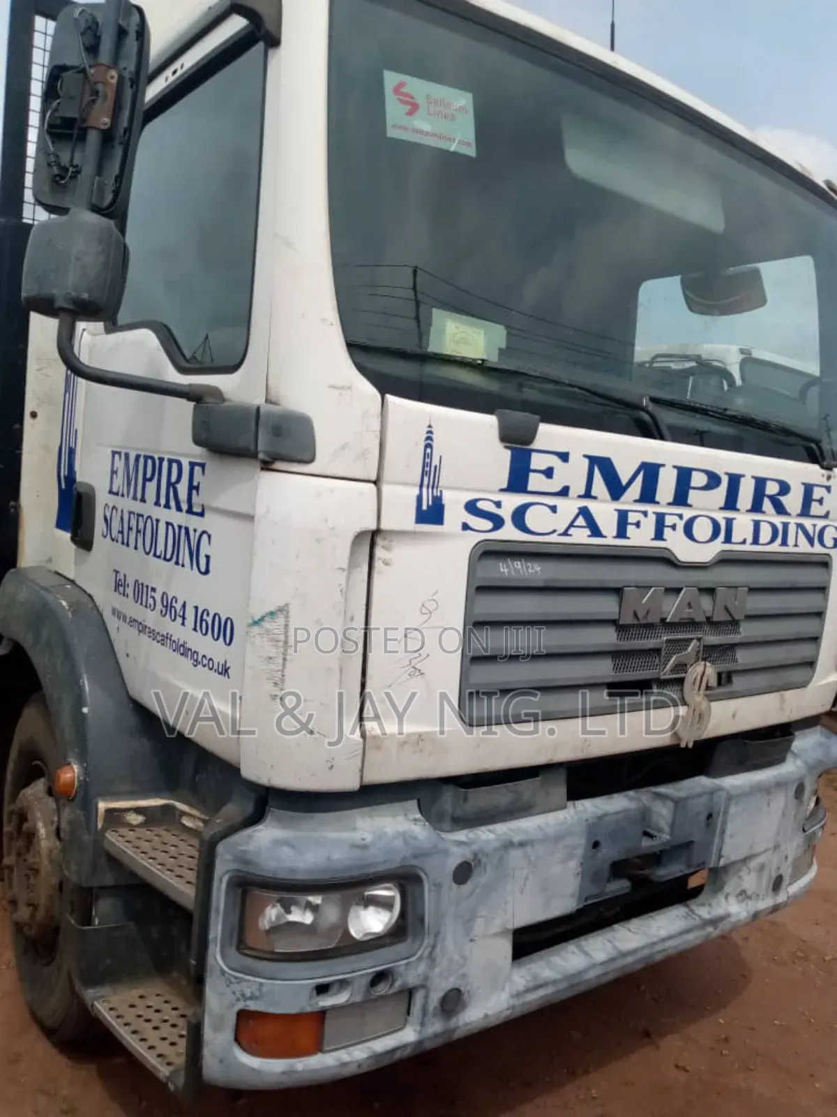 Man Volks (Man Diesel) Rigid Truck 6 TYRES - FOREIGN Use