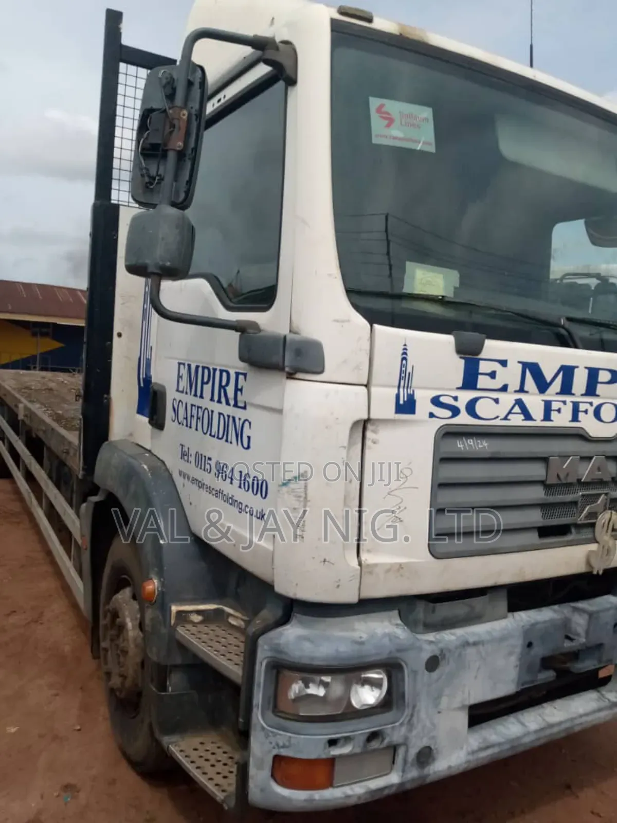 Man Volks (Man Diesel) Rigid Truck 6 TYRES - FOREIGN Use