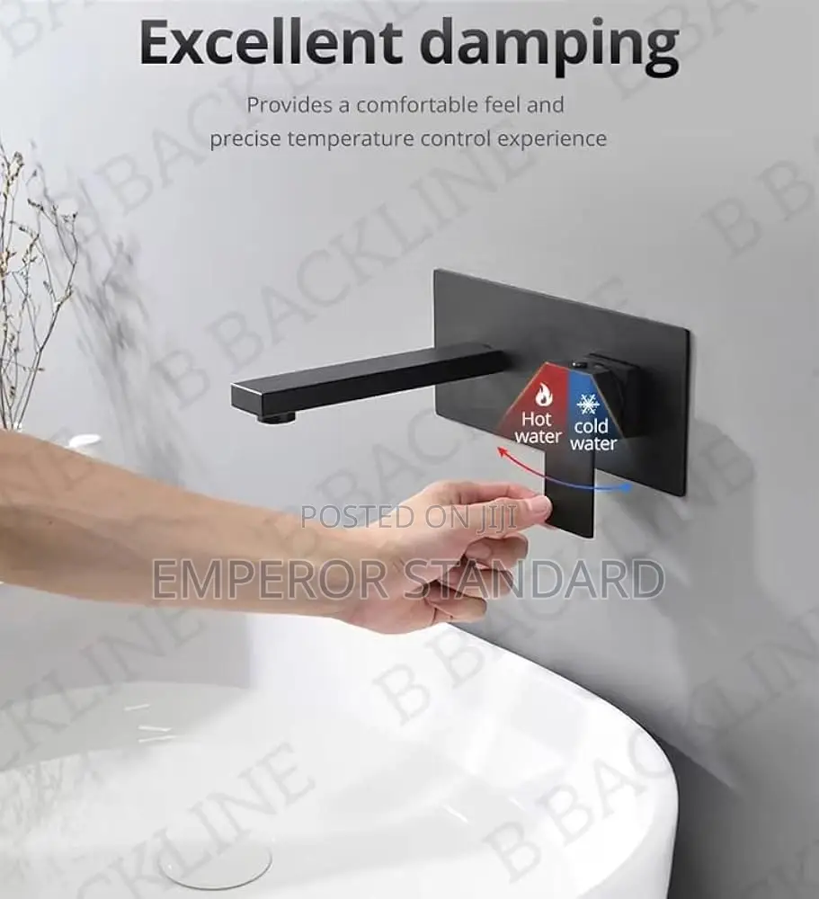 Wall Mounted Wash Hand Basin Mixer Hot Cold Brass;Copper