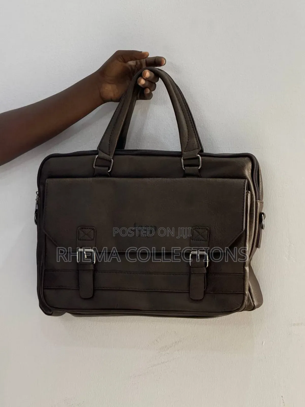 Jeep Luxury Genuine Forever Leather Men’S Office/Laptop Bag