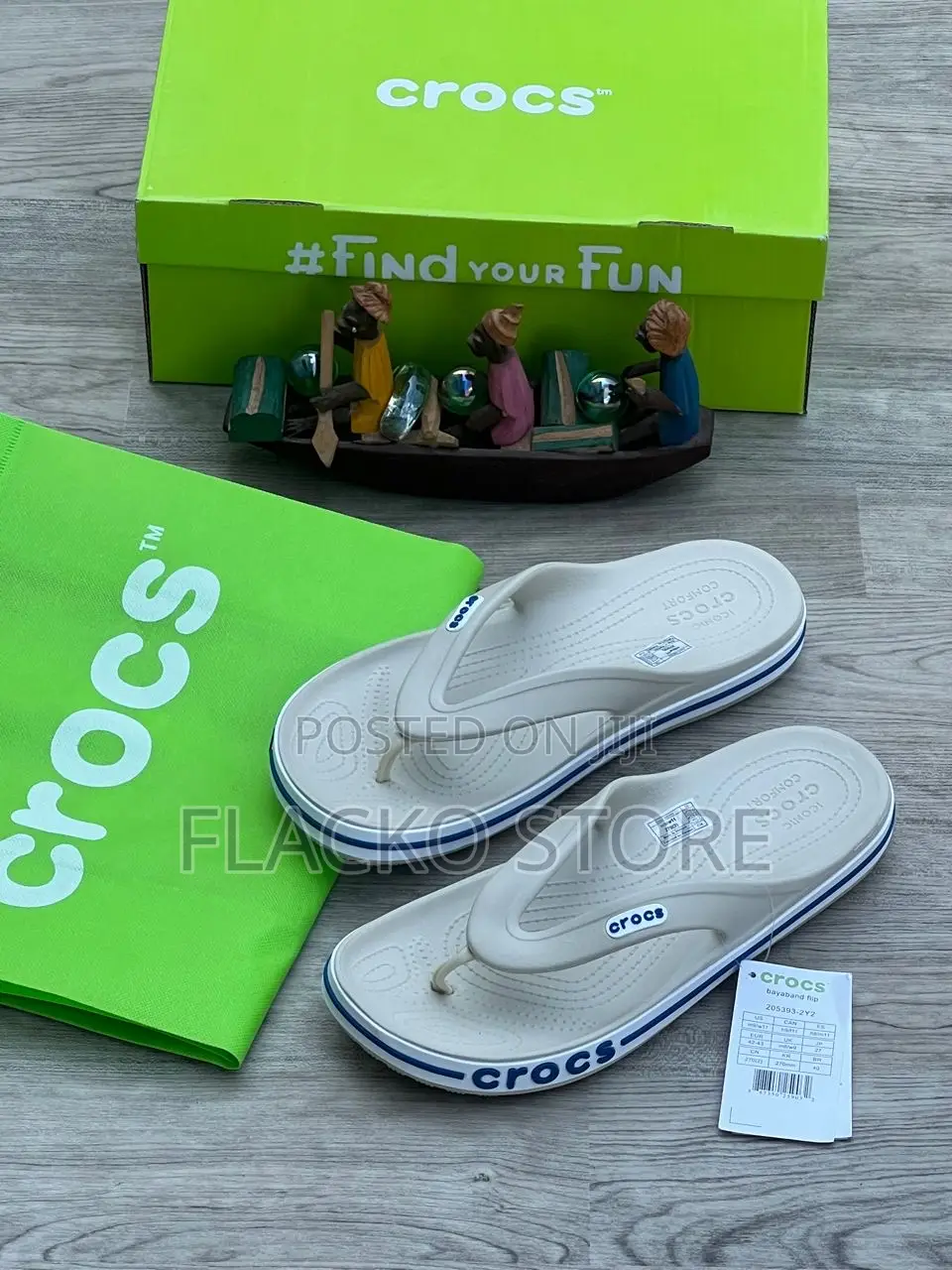 Original Bayaband Flip Crocs Slides