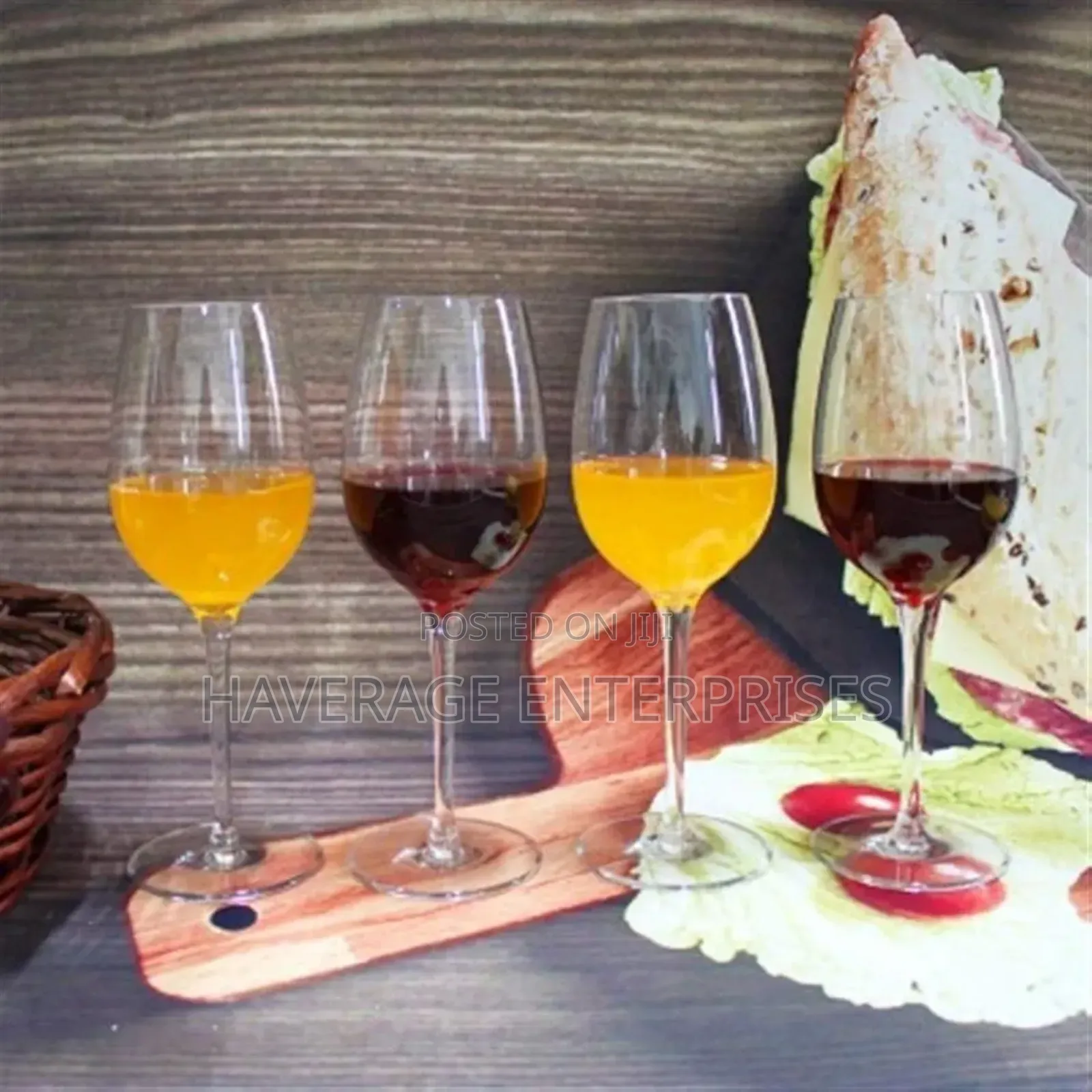 Wine Acrylic Glass American Tritan Material 6pces