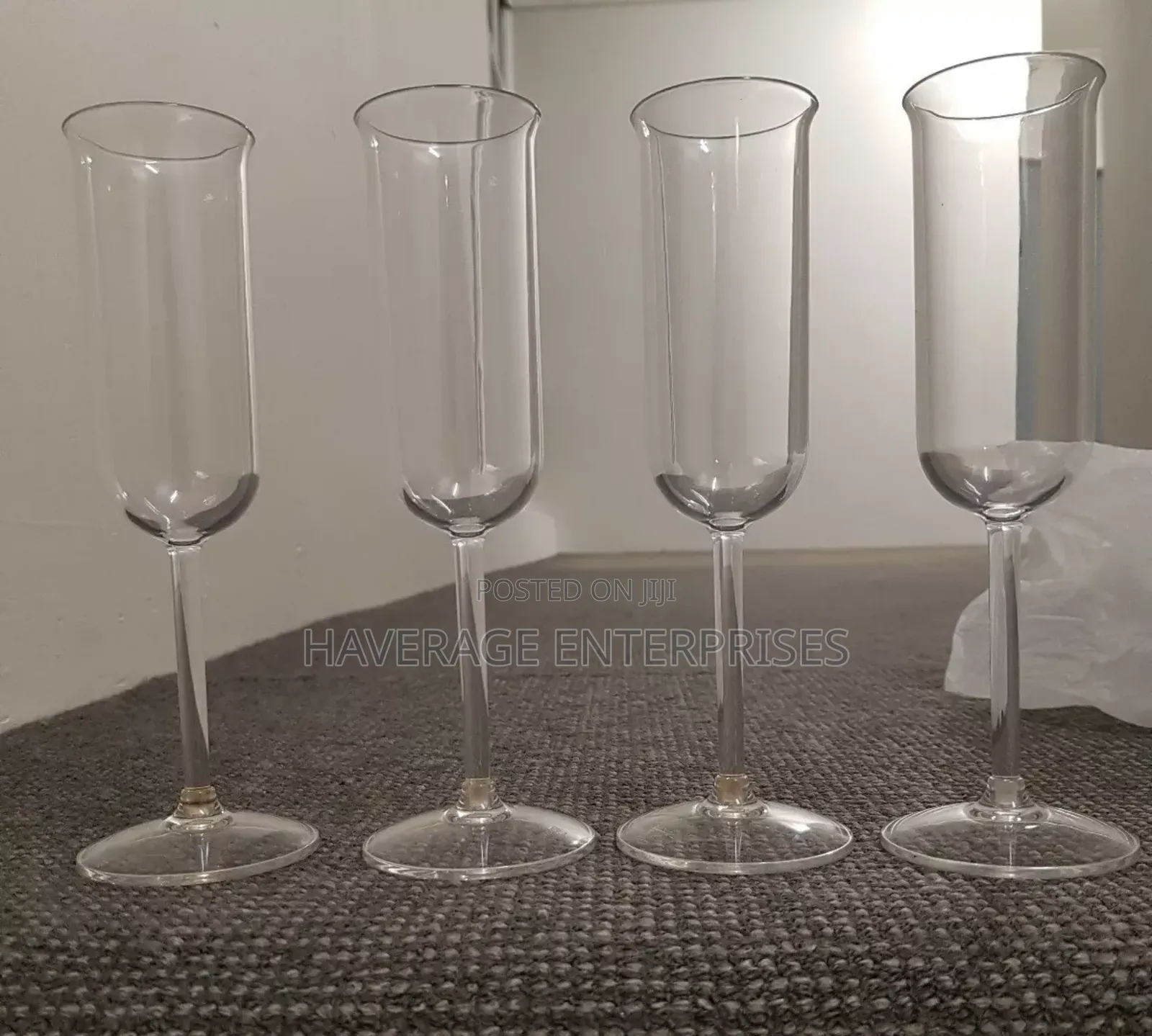 Acrylic Champagne Flutes 6pces