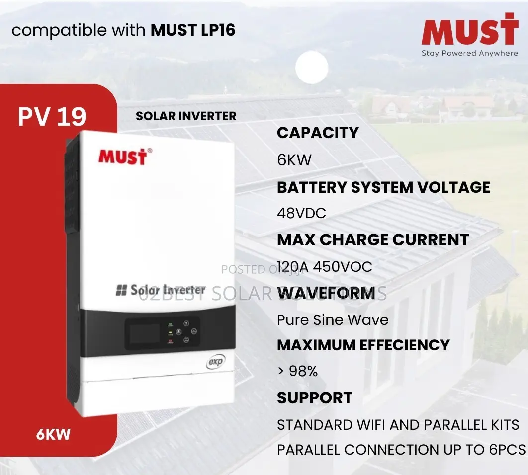 MUST Complete 6kwh Hybrid Inverter