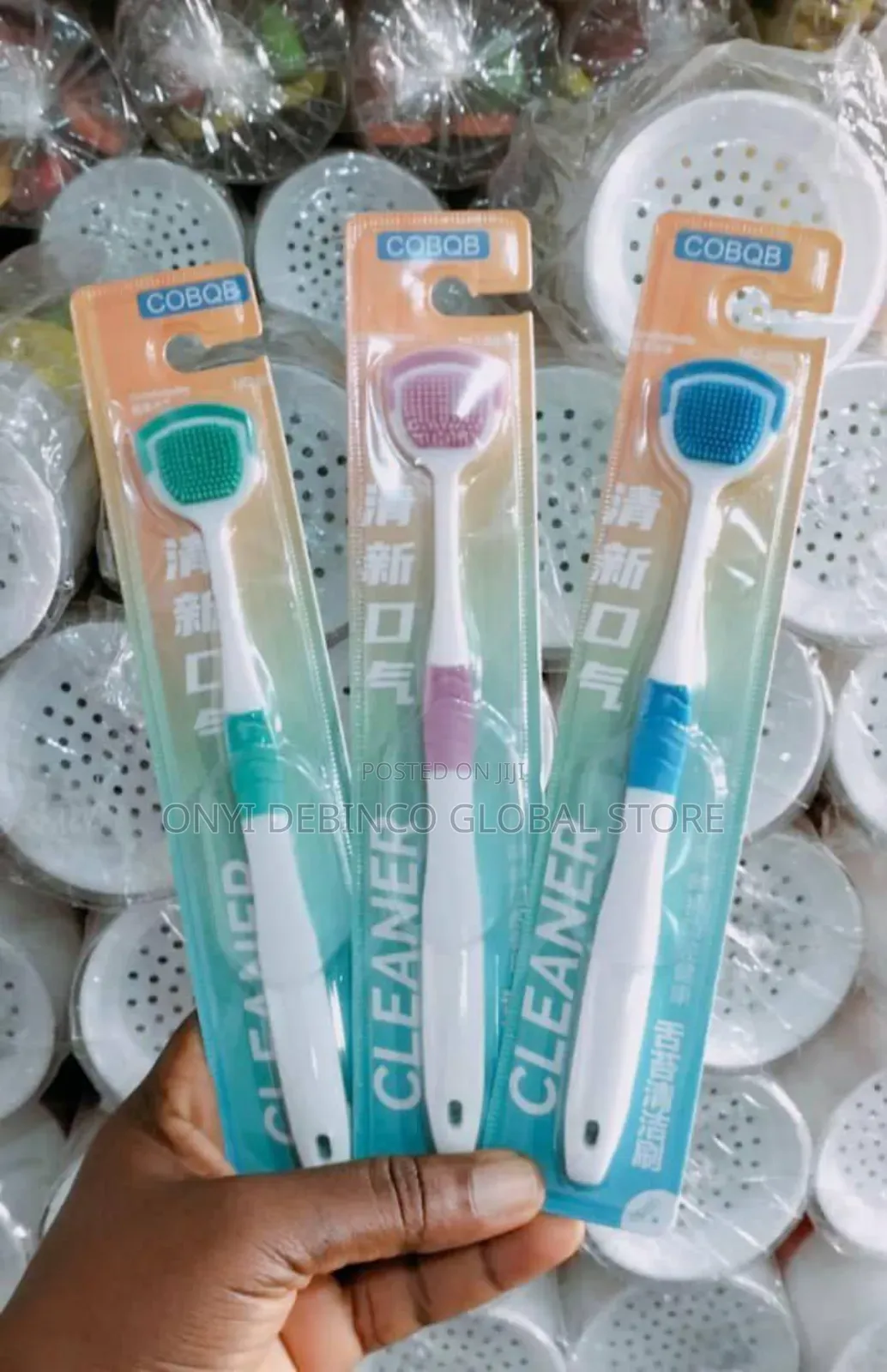 Tongue Brush, Scraper, Tongue Cleaner Helps Fight Bad Breath