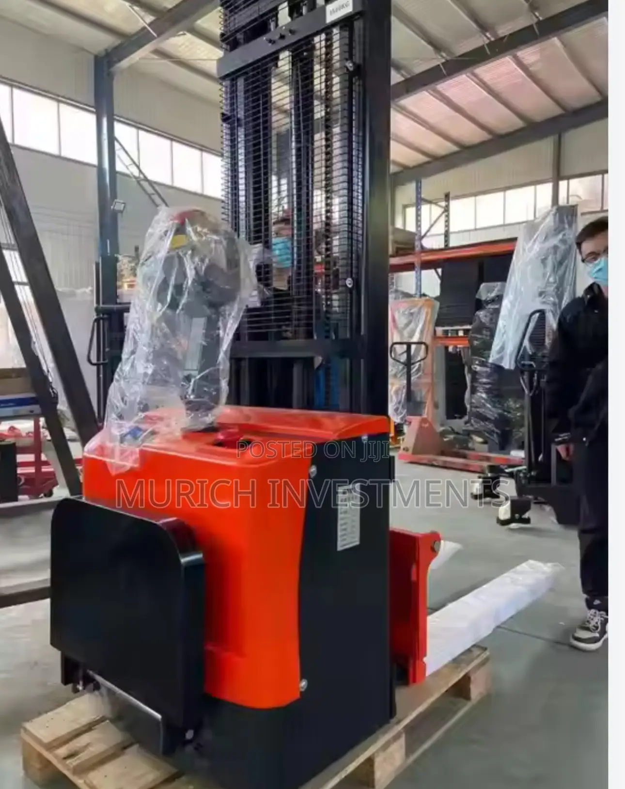 Electric Pallet Stacker 2000kg X 3meters