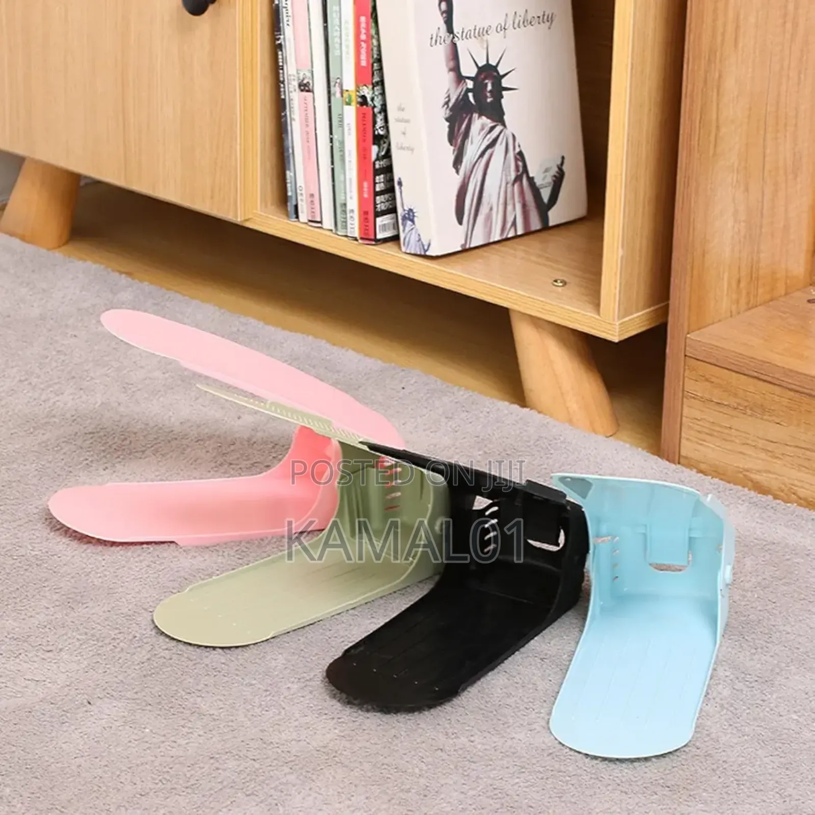 Double Layer Shoe Rack Plastic Integrated Shoe Carrier