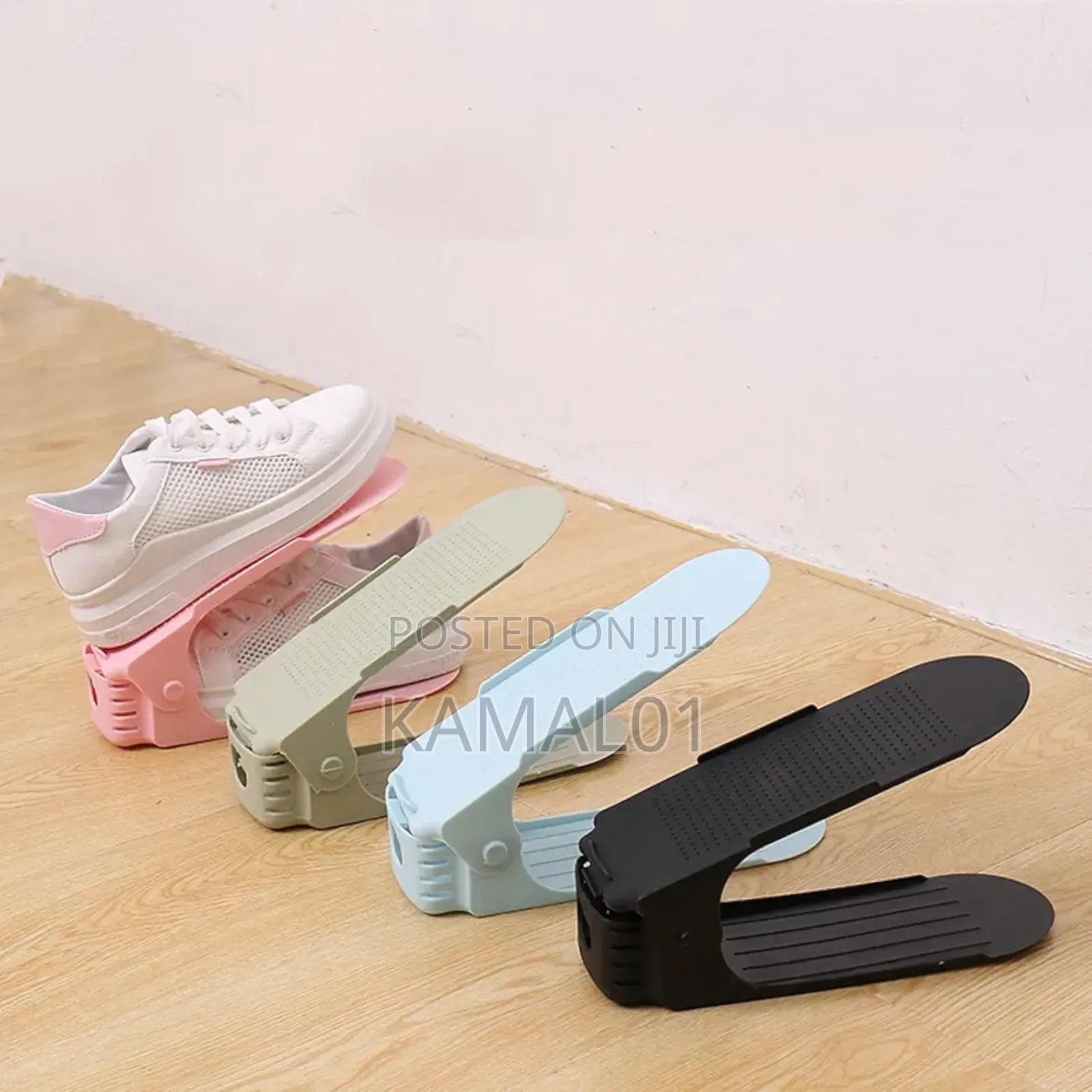 Double Layer Shoe Rack Plastic Integrated Shoe Carrier