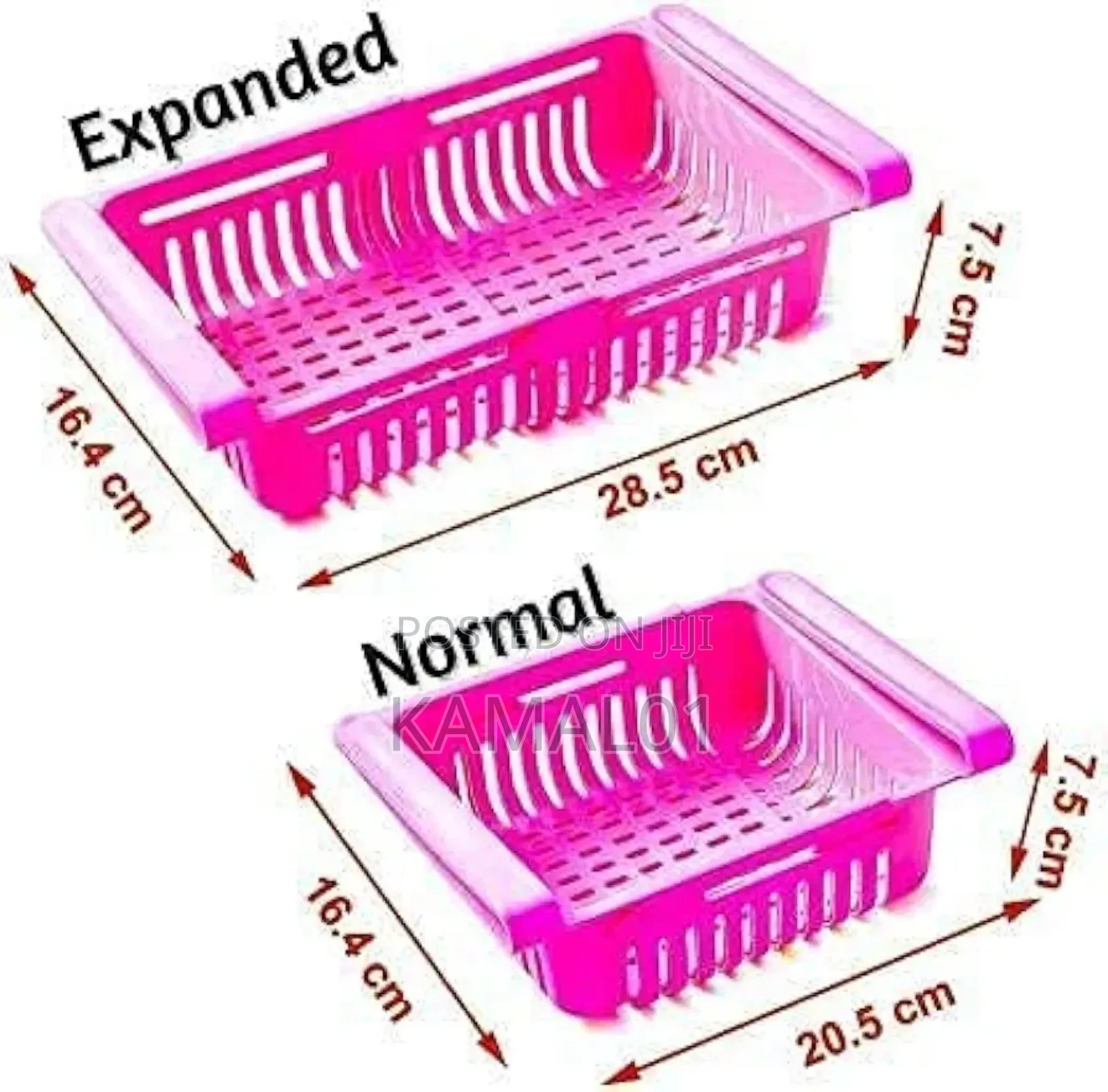 Adjustable Refrigerator Storage Basket,Expandable Fridgerack