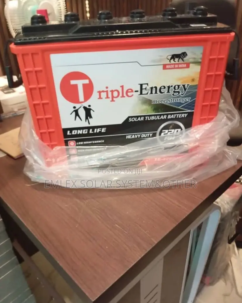 220ah Triple Energy Tubular Battery