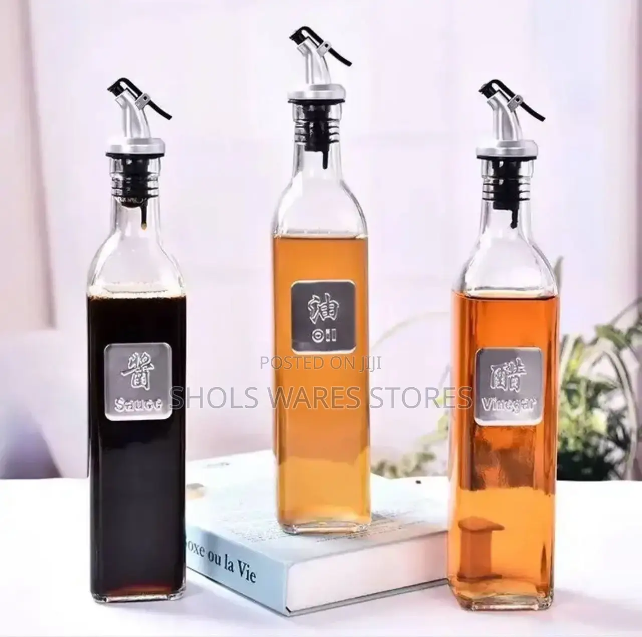 Press Oil Bottle Vinegar