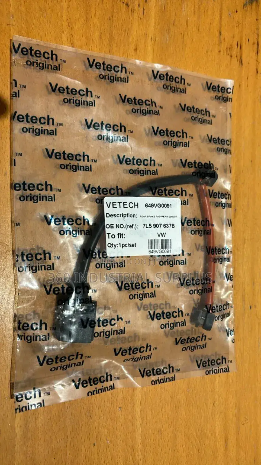 Genuine Vetech Brake Pad Wear Indicator Sensor 7lb