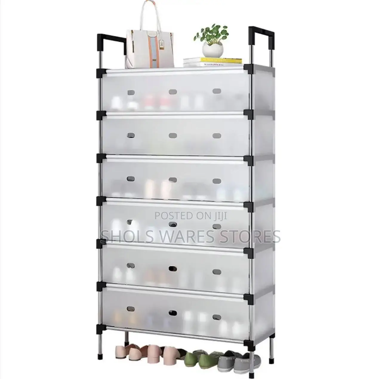 7-Layer Dust Proof Shoes Rack With Cover