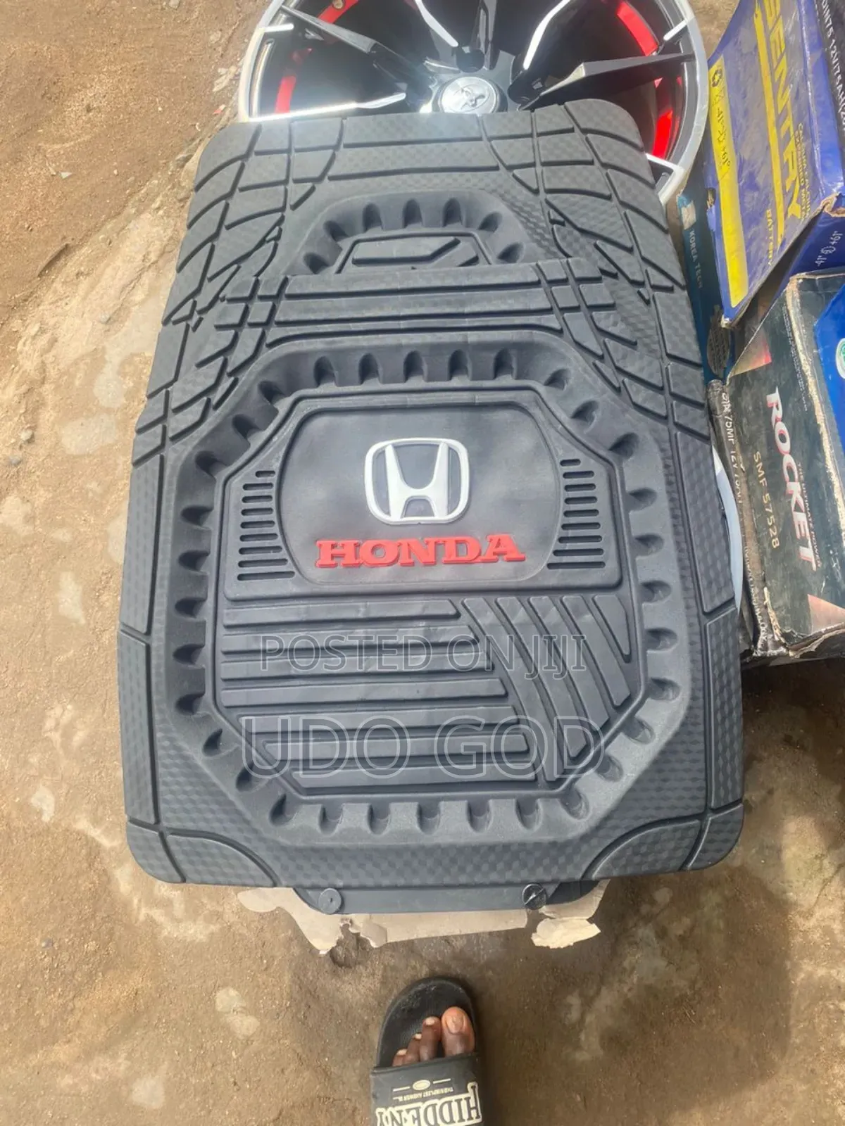Honda Cups Foot Mat and Steering Cover