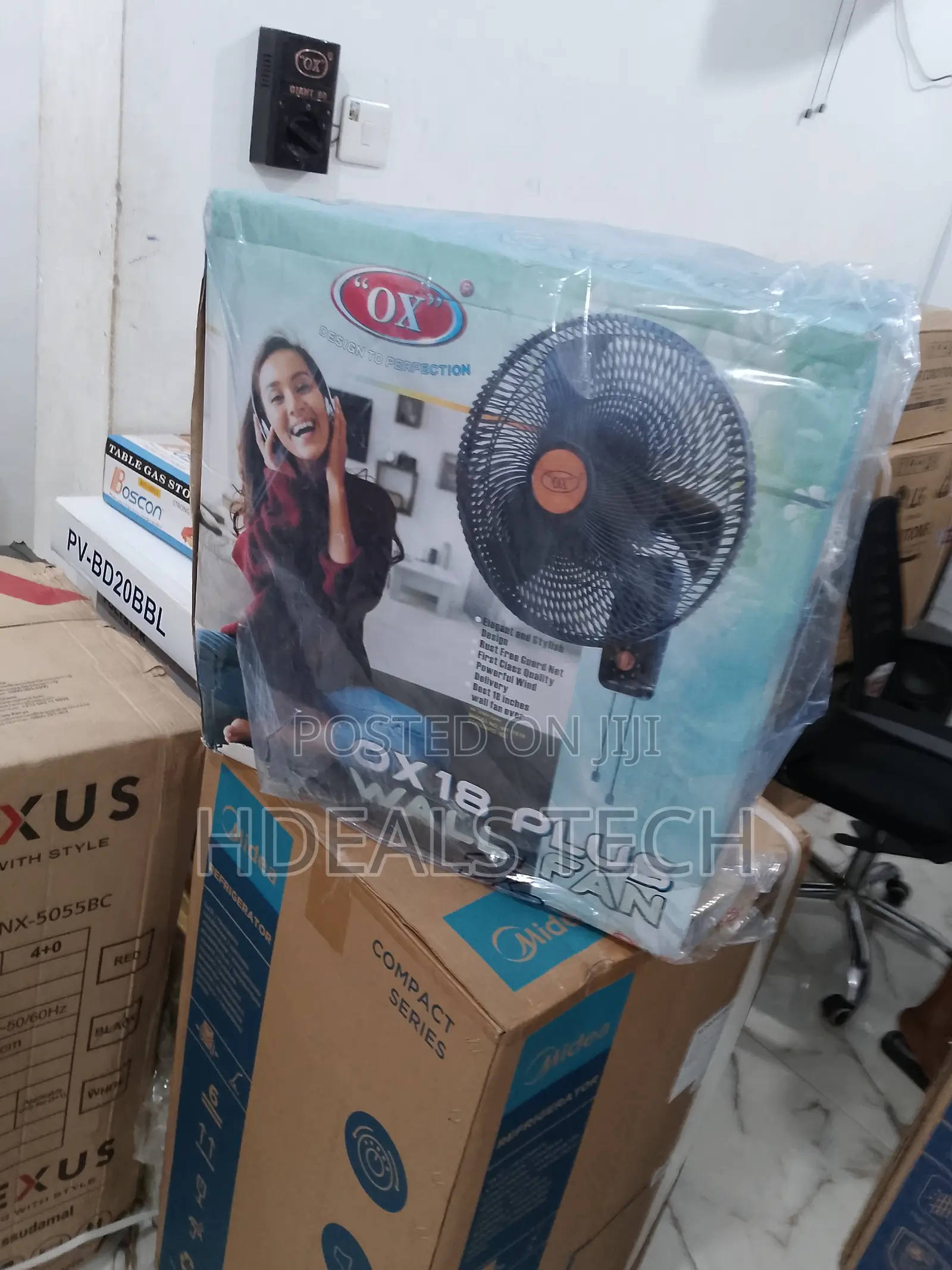 The Premium OX HEXA Wall Fan
