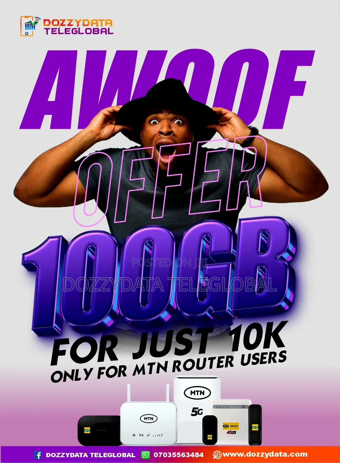 MTN 100gb Data Sim Card for MTN Mifi and Routers