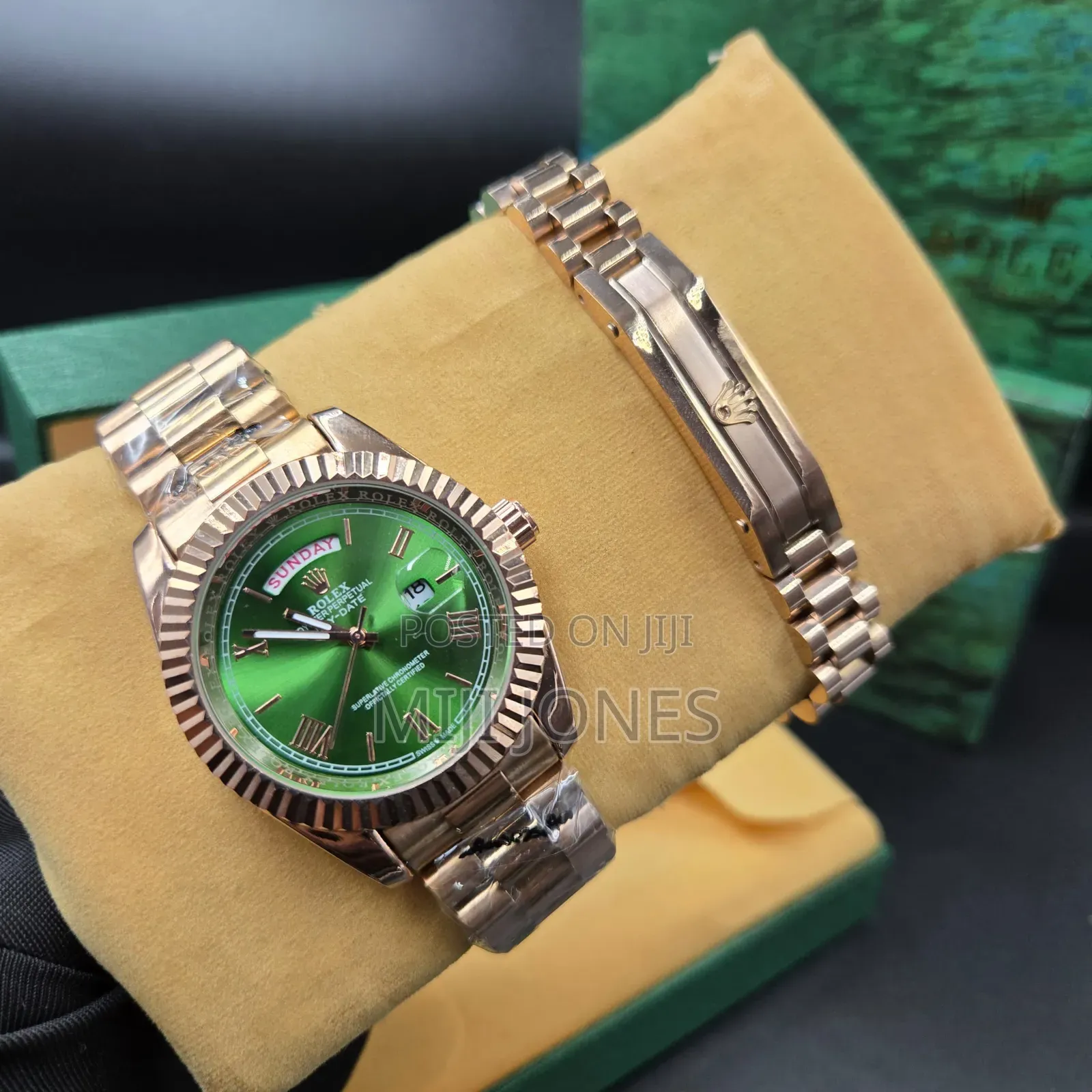 Rolex Mid Grade Watch With Bracelet