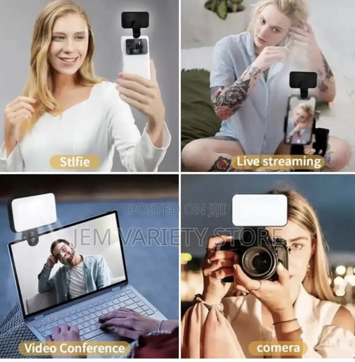 Portable Multifunctional Rechargeable(Clip-on LED Cube Light