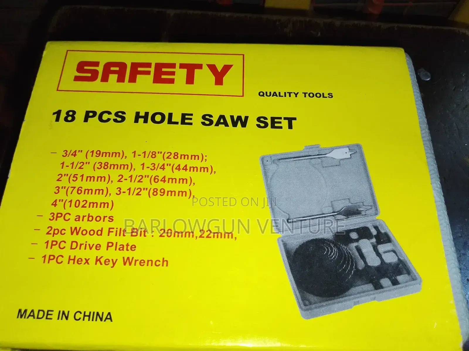 18pcs Hole Saw Set Safety