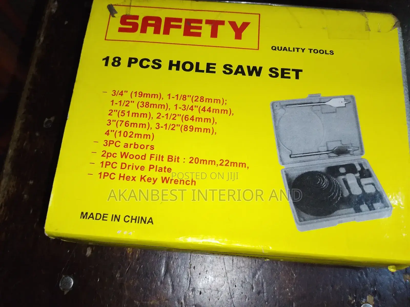 18pcs Hole Saw Set Safety