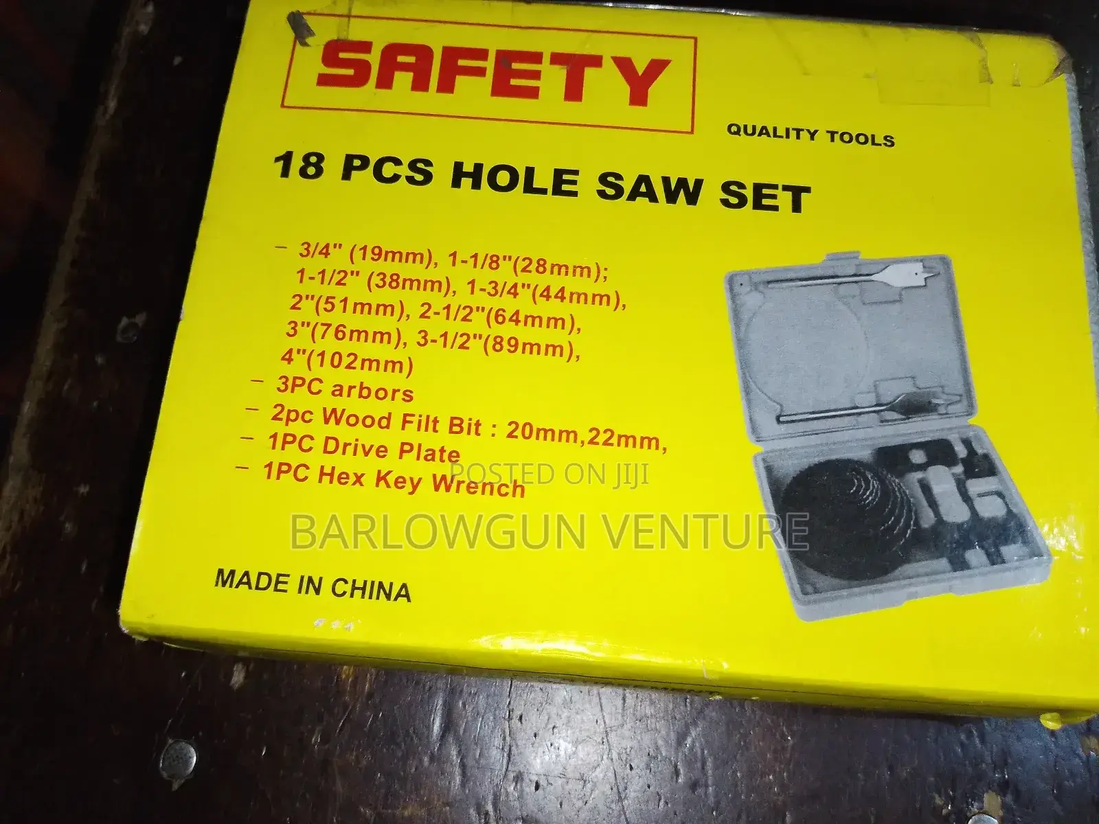 18pcs Hole Saw Set Safety