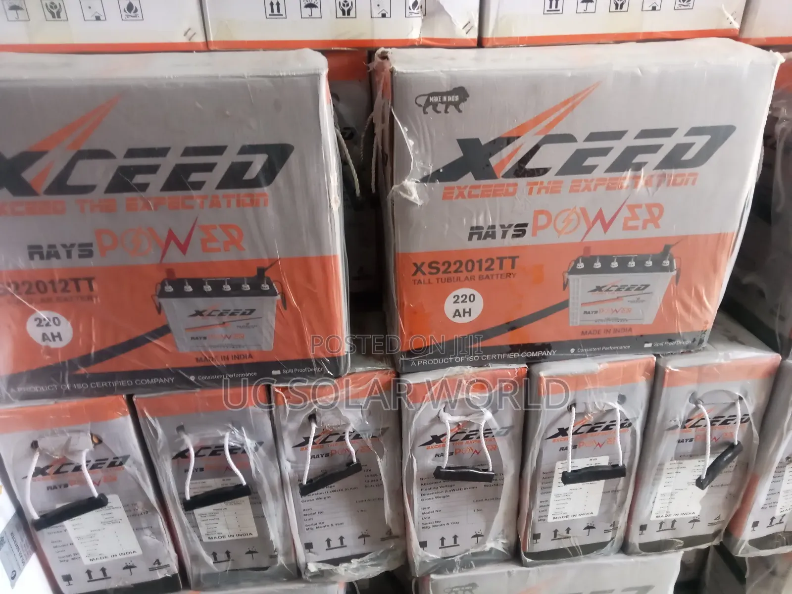 Xceed Power 220ah Tubular Battery 