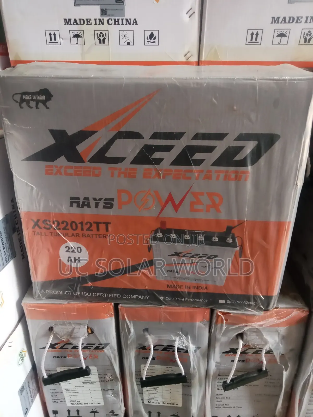 Xceed Power 220ah Tubular Battery 