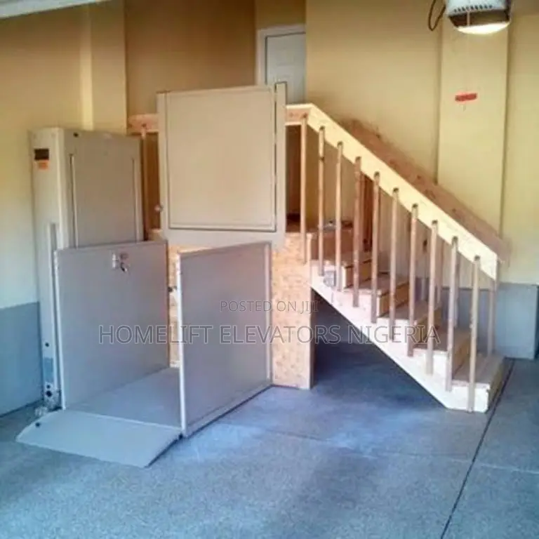 Inside Wheelchair Elevator for Disabled People