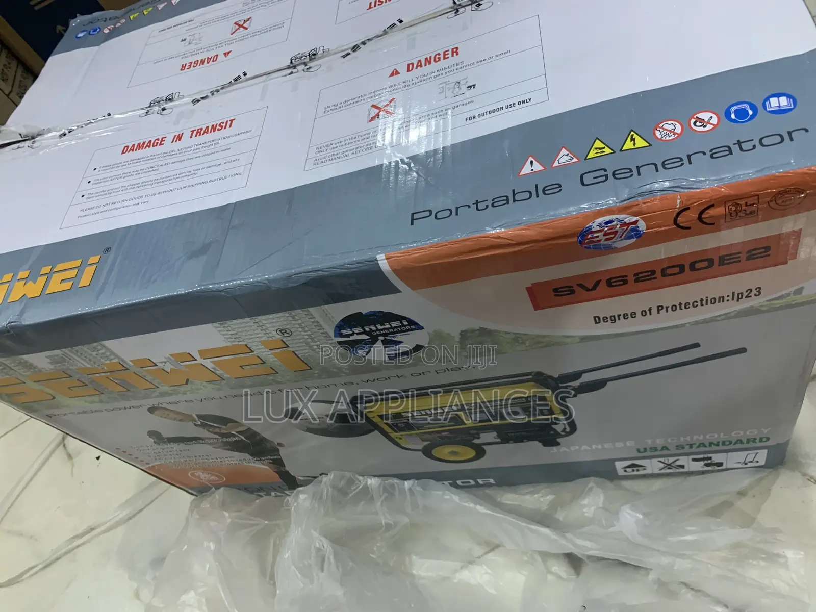 Key Start Senwei Petrol Generator
