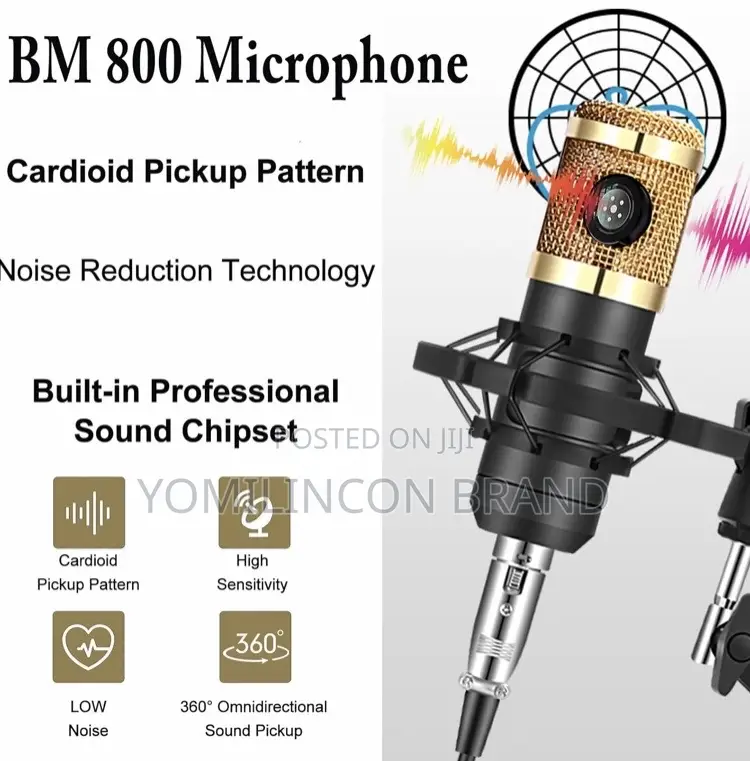 BM800 Condenser Microphone V8 Sound Card Kit Muti-Functiona