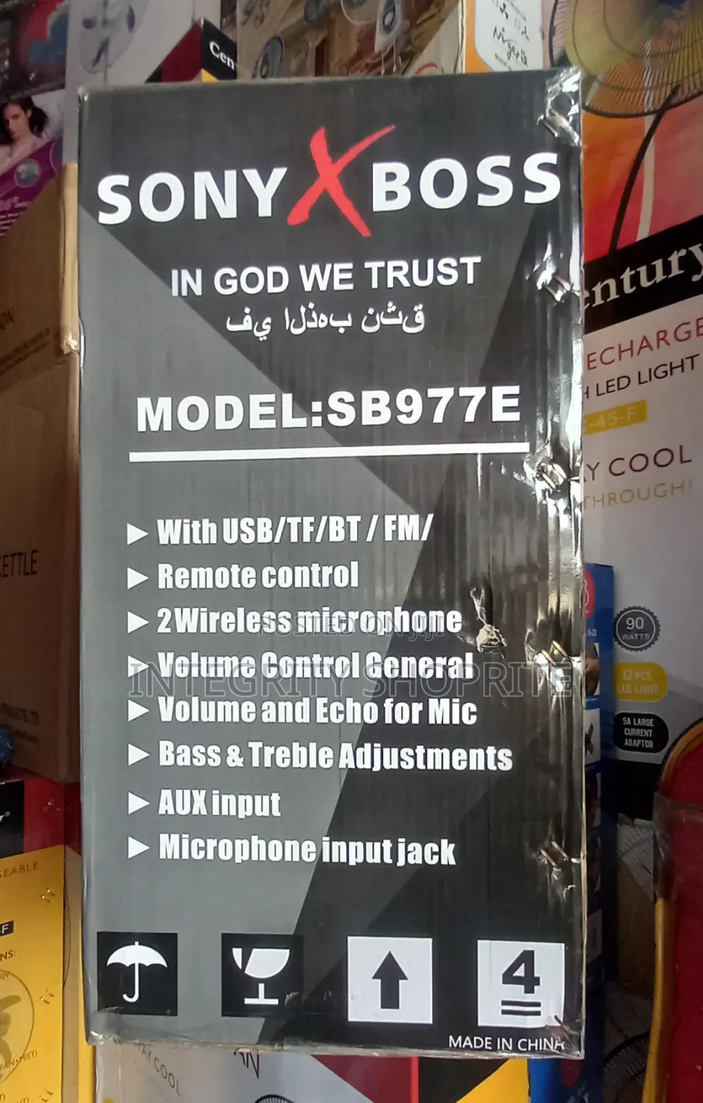 Rechargeable Bluetooth Speaker System Wireless Microphone