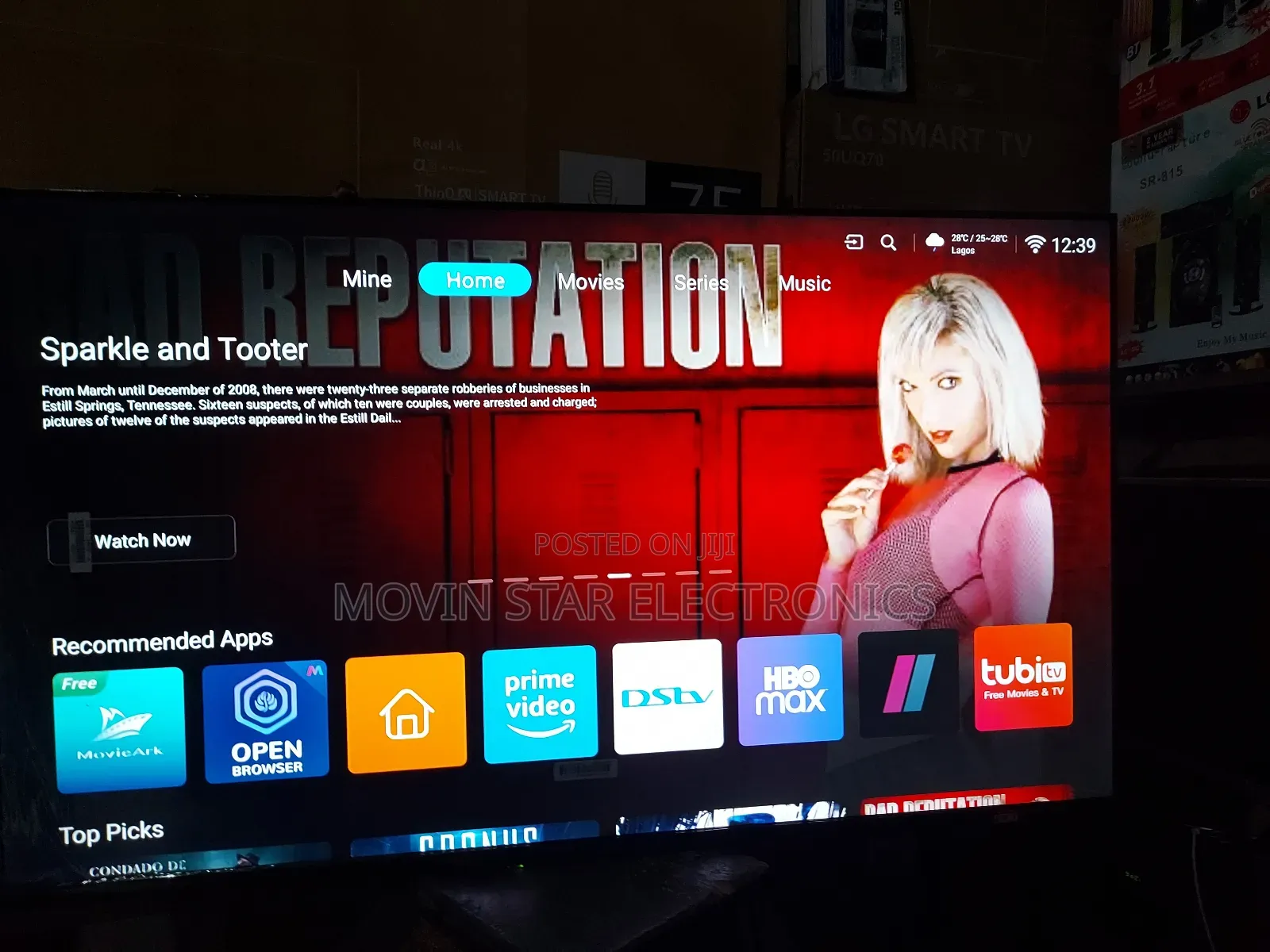 X LG 65 Inches Smart TV