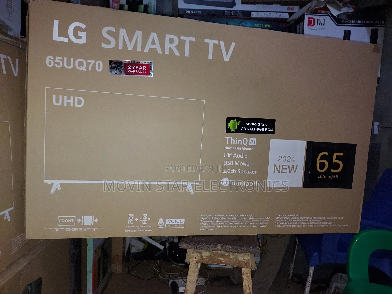 U LG 65 Inches Smart TV Frameless
