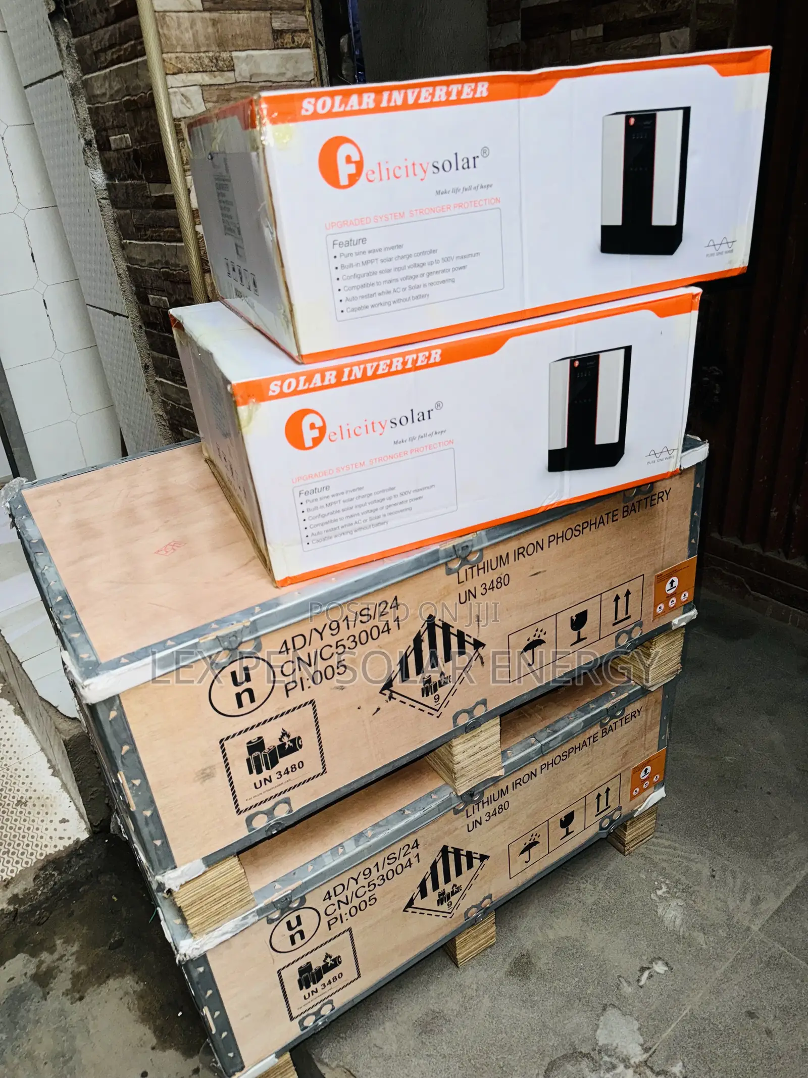 Complete Set of 5kva Inverter With 10kwh Lithium Battery