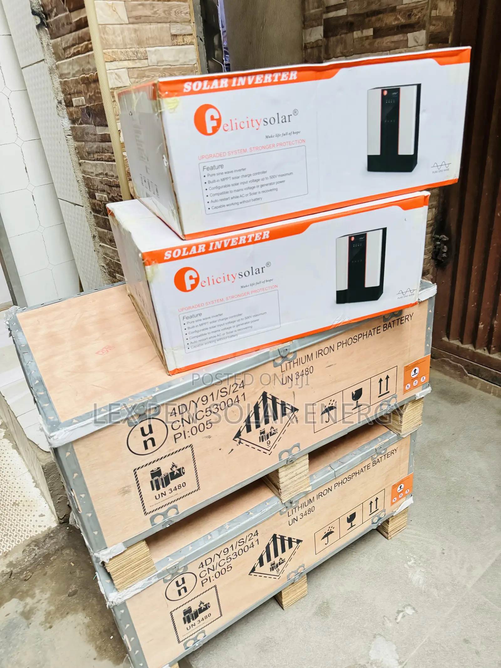 Complete Set of 5kva Inverter With 10kwh Lithium Battery