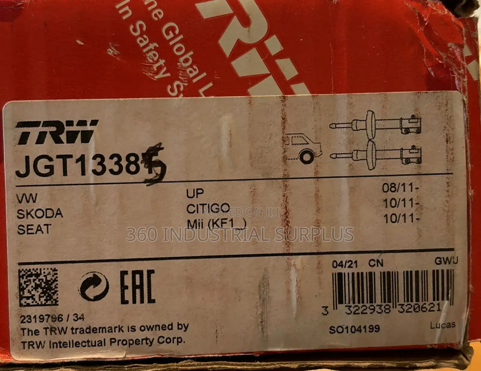 Genuine TRW JGT1338T Shock Absorber