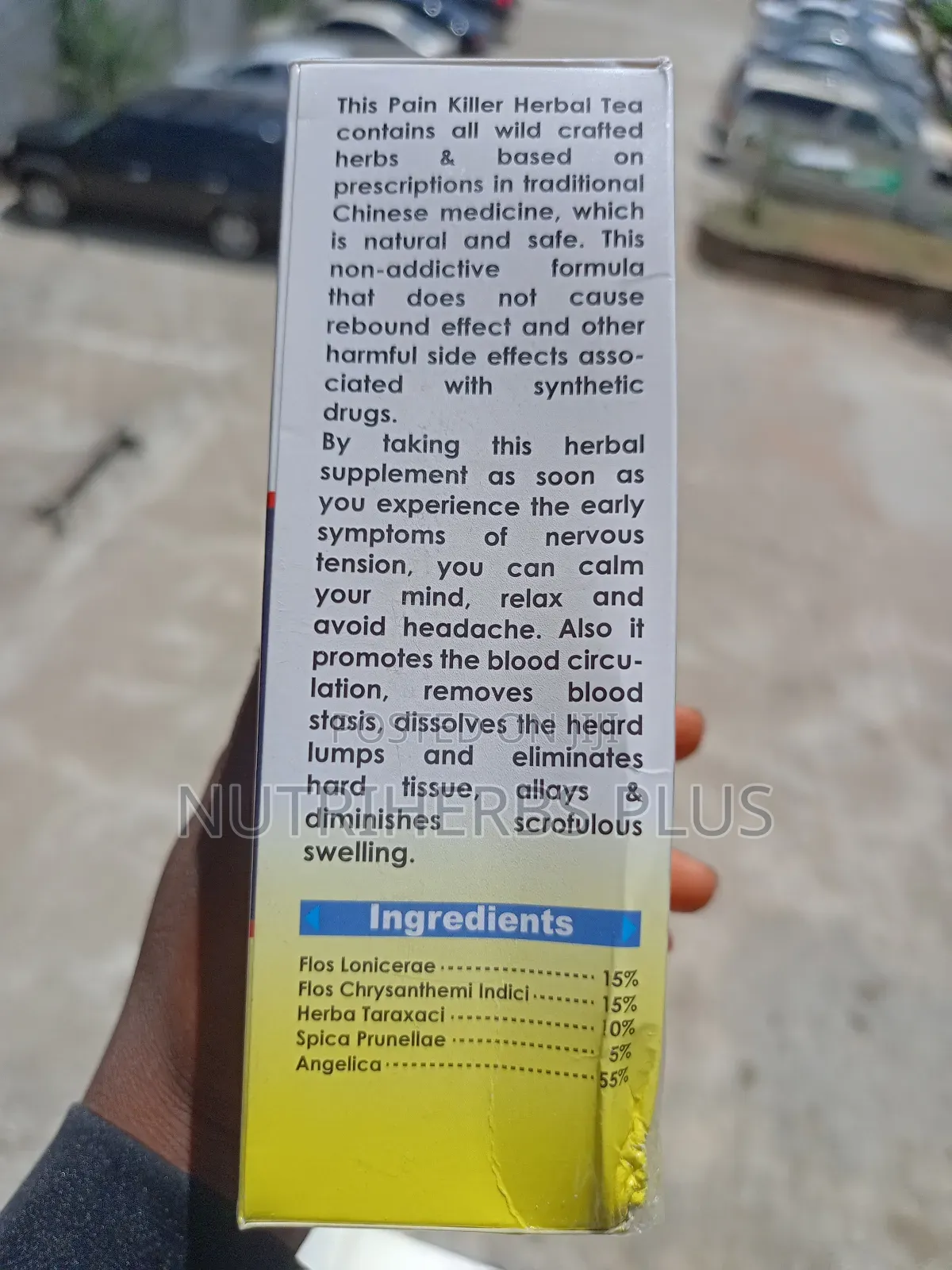 Natural Pain Killer Herbal Tea: For Arthritis and Rheumatism