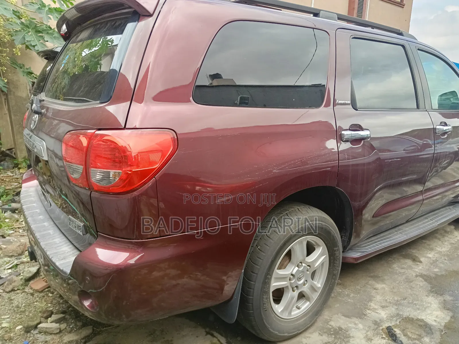 Toyota Sequoia 2008 Red