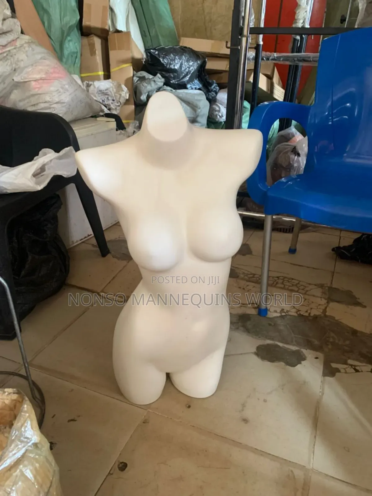 Pant and Bra White Display Mannequin