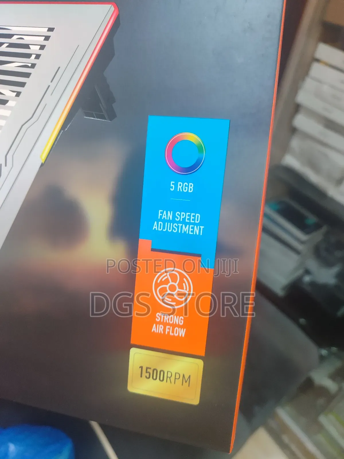 Porodo Gaming PDX117 Aluminum Multi Fan Cooling Pad