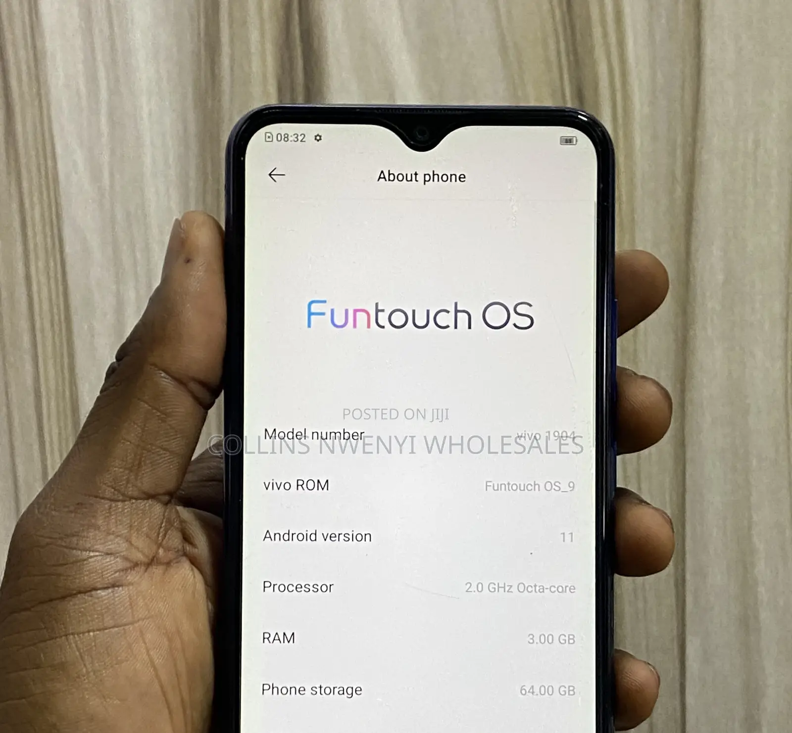 Vivo Y12 64 GB Blue