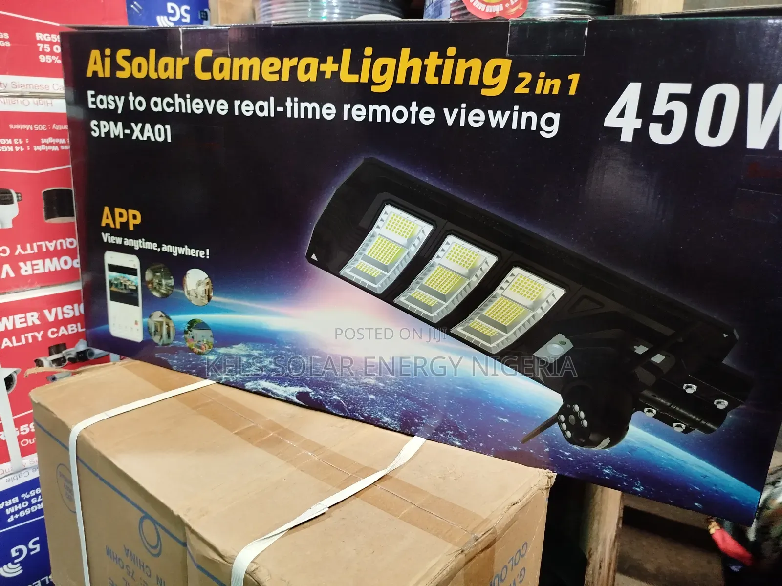 Solar Light With Camera 450w