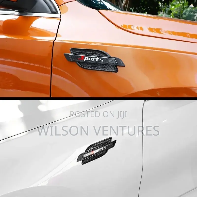 2 PCS Side Vent Fender Airflow Decorative Sticker