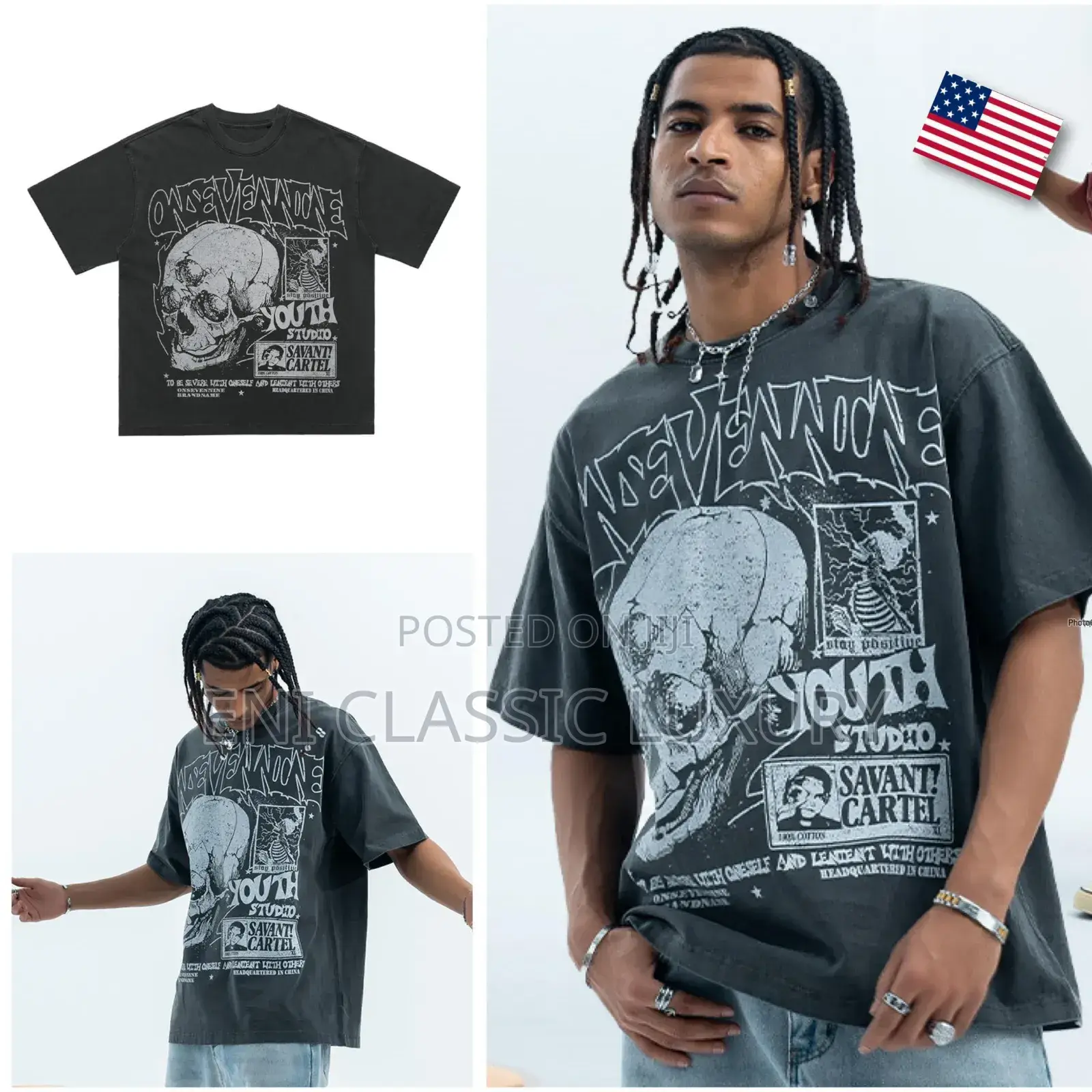 Unbranded Luxury Men's Round Neck Not Regular Available