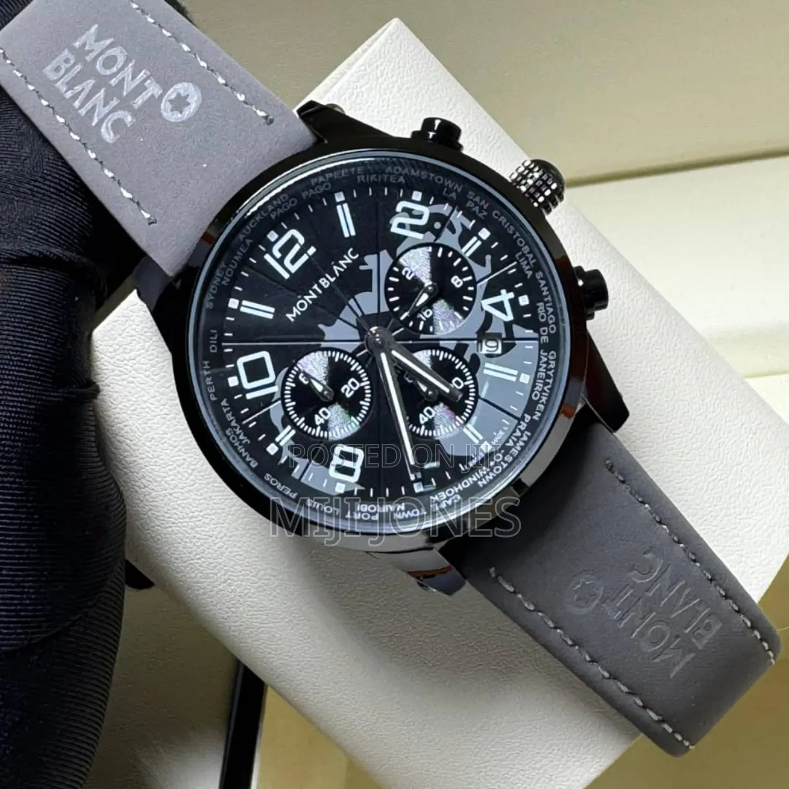 *Mont Blanc Suede‐Leather Replica – Luxe Soft‐Touch ⌚*