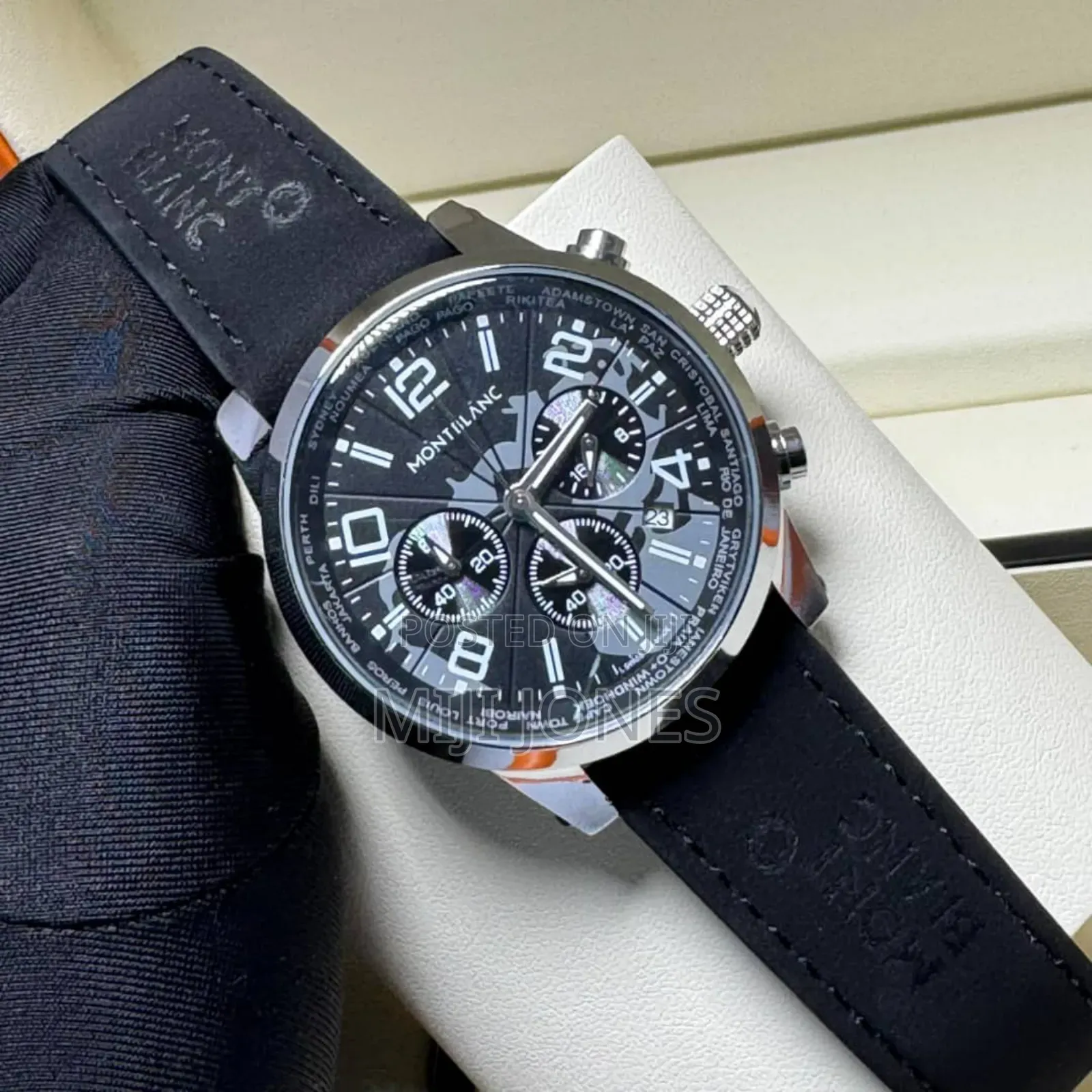 *Mont Blanc Suede‐Leather Replica – Luxe Soft‐Touch ⌚*